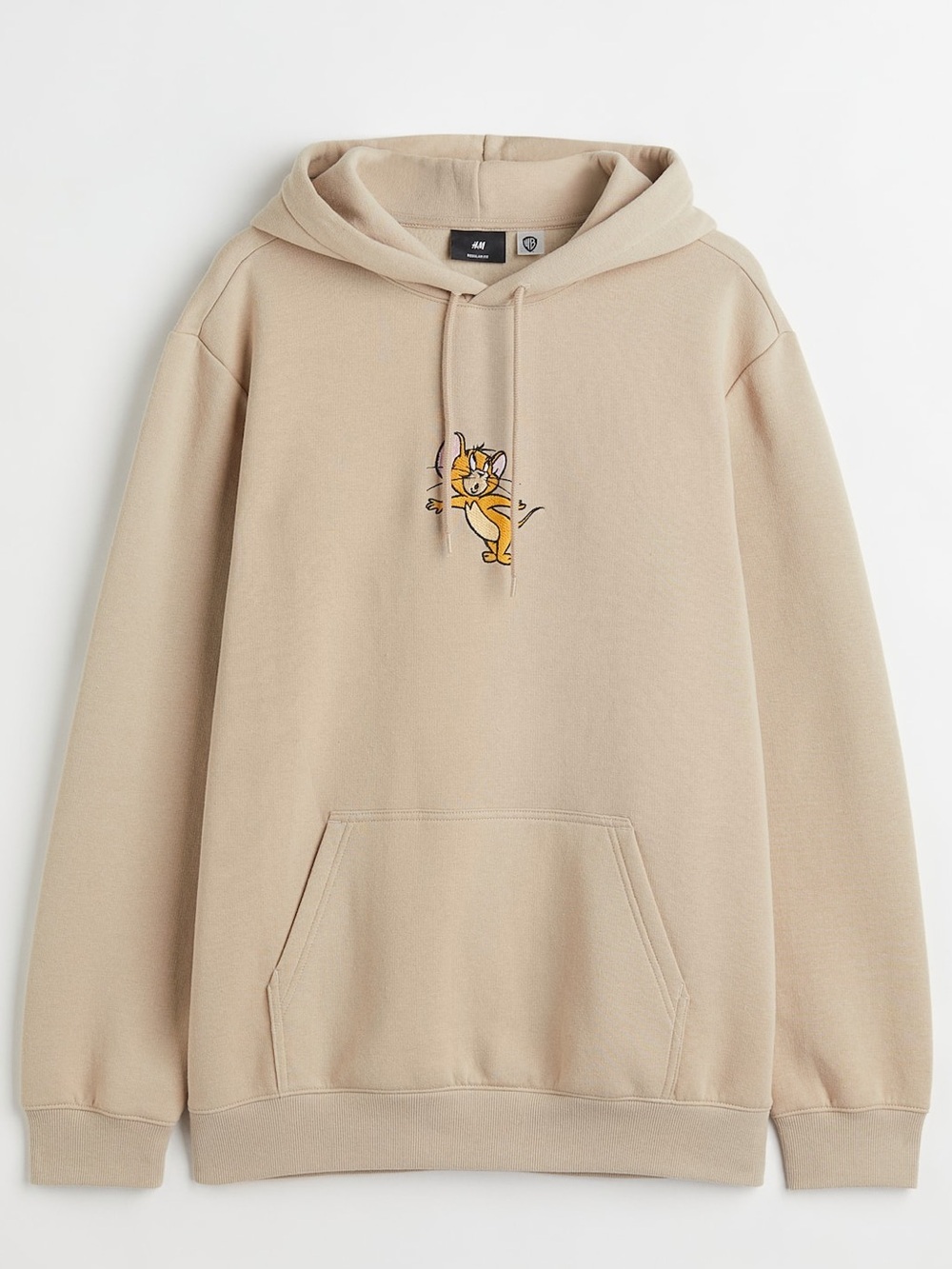 WB Tom & Jerry Beige Men's Hoodie size large